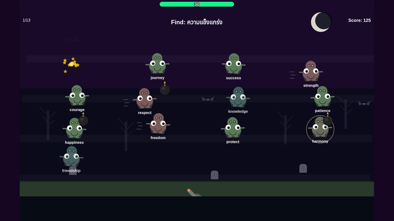 Meet Cartoon: Bringing Vocabulary Practice to a Playful Zombie Graveyard