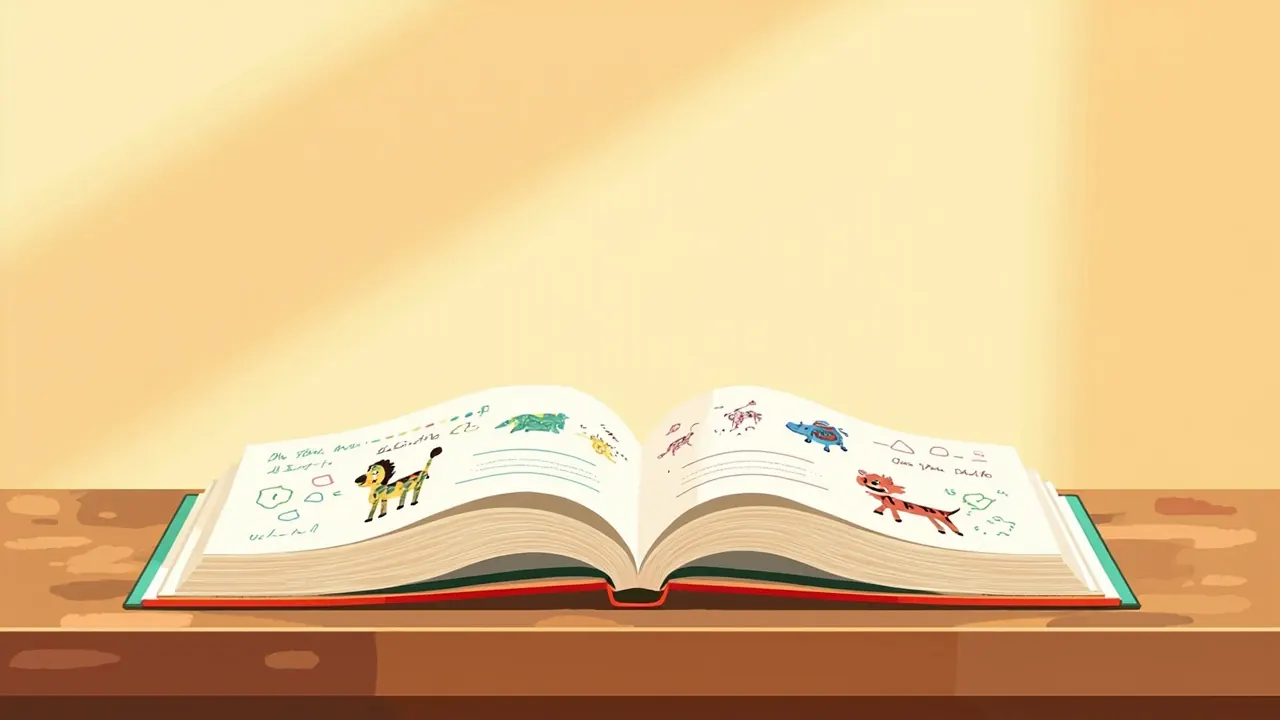 Warm illustrated Primary Advantage workbook art